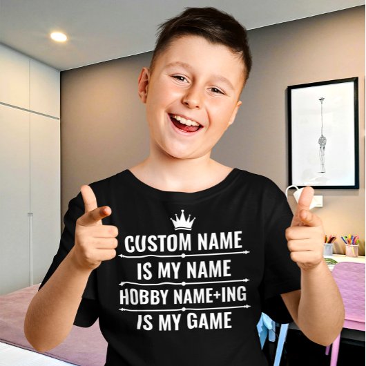 Persoonlijke Funny Job en Hobby Name T-shirt