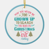 Persoonlijke Funny Kerstmis Keramisch Ornament (Voorkant)