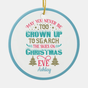 Persoonlijke Funny Kerstmis Keramisch Ornament