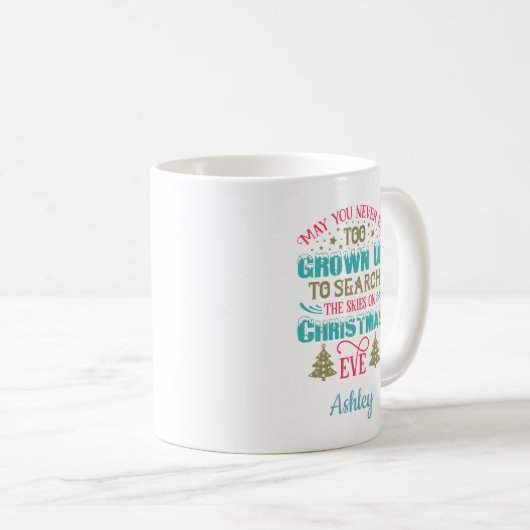 Persoonlijke Funny Kerstmis Koffiemok (Voorkant rechts)