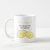 Persoonlijke Funny Lemon Koffiemok (Links)