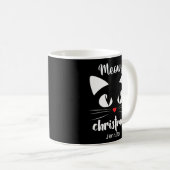Persoonlijke Funny Meowy kerstMok Koffiemok (Voorkant rechts)