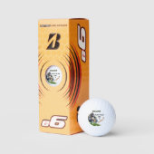 Persoonlijke Funny Novelty Name Gorilla Golfballen (Verpakking)