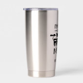 Persoonlijke Funny Orthodontist Name Geïsoleerde Drinkbeker (Rechts)