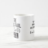 Persoonlijke Funny Santa's favoriete accountant Koffiemok (Center)