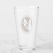 Persoonlijke Funny Sasquatch Locatie en Onderzoek Glas (Achterkant)