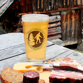 Persoonlijke Funny Sasquatch Locatie en Onderzoek Glas