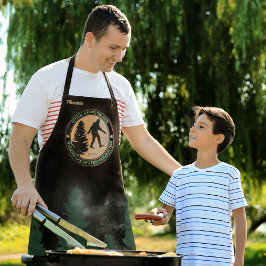 Persoonlijke Funny Sasquatch Locatie en Onderzoek Schort