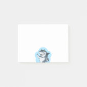 Persoonlijke Funny Shark Cartoon Post-it® Notes (Voorkant)