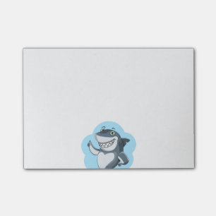 Persoonlijke Funny Shark Cartoon Post-it® Notes