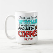 Persoonlijke Funny Successful Women's Coffee Mok (Links)