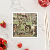 Persoonlijke Furry Friends Hondenliefhebbers Napki Servet (Insitu)