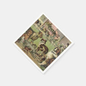 Persoonlijke Furry Friends Hondenliefhebbers Napki Servet (Hoek)