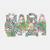 Persoonlijke Gable Boxes Tropisch blad Flamingo's  Bedankdoosjes (Uitgevouwen)
