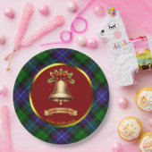 Persoonlijke Galbraith Tartan Kerstmis Papieren Bordje (Feest)