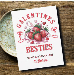 Persoonlijke Galentine's Day Feestdagenkaart