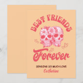 Persoonlijke Galentine's Day kaart (Voorkant / Achterkant)