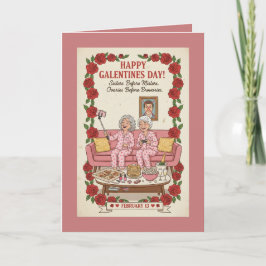 Persoonlijke Galentine's Day kaart