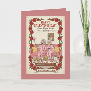 Persoonlijke Galentine's Day kaart