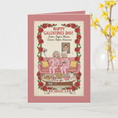 Persoonlijke Galentine's Day kaart (Gele Bloem)
