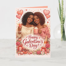 Persoonlijke Galentine's Day wenskaart