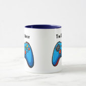 Persoonlijke gamer koffiemok met eigen naam cadeau mok (Midden)