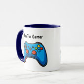 Persoonlijke gamer koffiemok met eigen naam cadeau mok (Voorkant links)