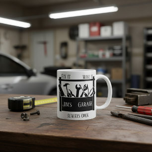 Persoonlijke garage koffiemok