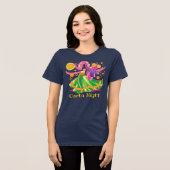 Persoonlijke Garba Nacht Danser Tri-Blend Shirt (Voorkant volledig)
