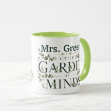 Persoonlijke 'Garden of Minds'-theemok voor lerare