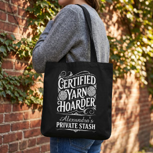 Persoonlijke garen verzamelaar privé voorraad proj tote bag