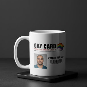 Persoonlijke Gay Kaart Premium Lidmaatschap Identi Koffiemok
