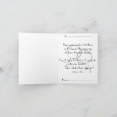 Persoonlijke Gay Pride Kaarten Regenboog Liefdeska (Binnen)