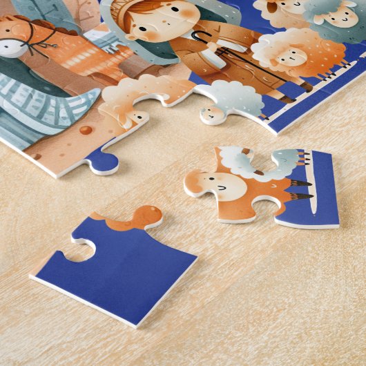 Persoonlijke Geboorte Legpuzzel (Zijkant)