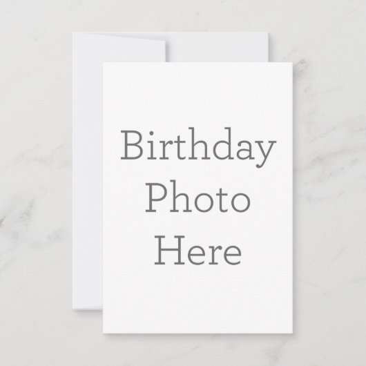 8.9 x 12.7 cm Enkele bedankkaart (Voorkant)