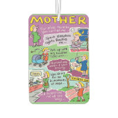 Persoonlijke geboortegrond van moeder luchtverfrisser (Achterkant)