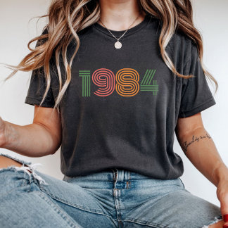 Persoonlijke Geboortejaar Vintage Verjaardagsfeest T-shirt