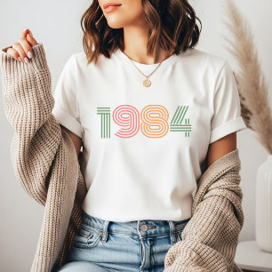 Persoonlijke Geboortejaar Vintage Verjaardagsfeest T-shirt