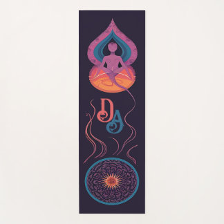 Persoonlijke Geborduurde Yogamatten Yogamat