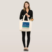 Persoonlijke Gebrandmerkte Strandtassen Grote Tote Bag (Voorkant (model))