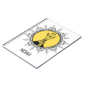 Persoonlijke Geek-giraf Knuffel Notitieboek (Linkerzijde)