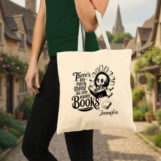 Persoonlijke Geen Zoiets Als Te Veel Boeken Tote Bag