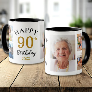 Persoonlijke Gefeliciteerd met je 90e verjaardag 5 Mok