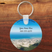 Persoonlijke gegevens | Dominicaanse Republiek Sleutelhanger (Voorkant)