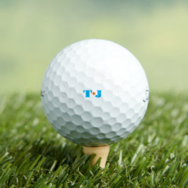 Persoonlijke gegraveerde golfballen met initiaal