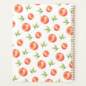 Persoonlijke geïllustreerde Perziknaam Planner (Achterkant)