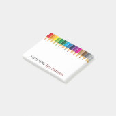 Persoonlijke gekleurde potlood Post-it-notities vo Post-it® Notes (Schuin)
