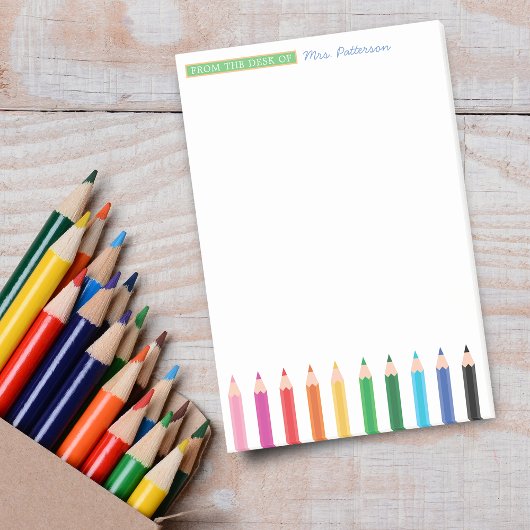 Persoonlijke gekleurde potlood Post-it-notities vo Post-it® Notes