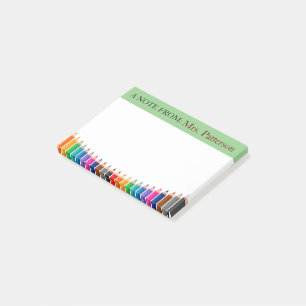 Persoonlijke gekleurde potlood Post-it-notities vo Post-it® Notes