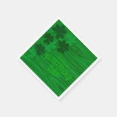 Persoonlijke gelaagde shamrocks voor St. Patrick's Servet (Hoek)